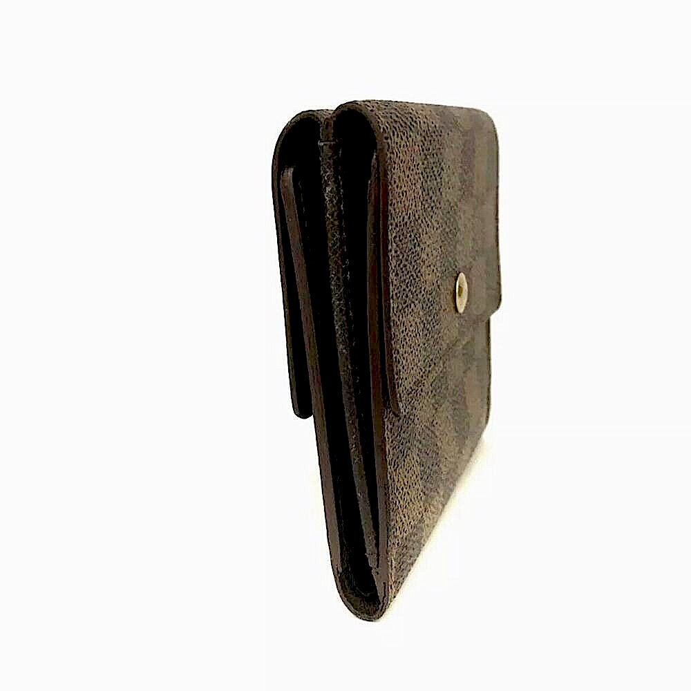 Authentic LV Louis Vuitton Damier Portefeiulle Elise Trifold Compact Wallet - Picture 2 of 8